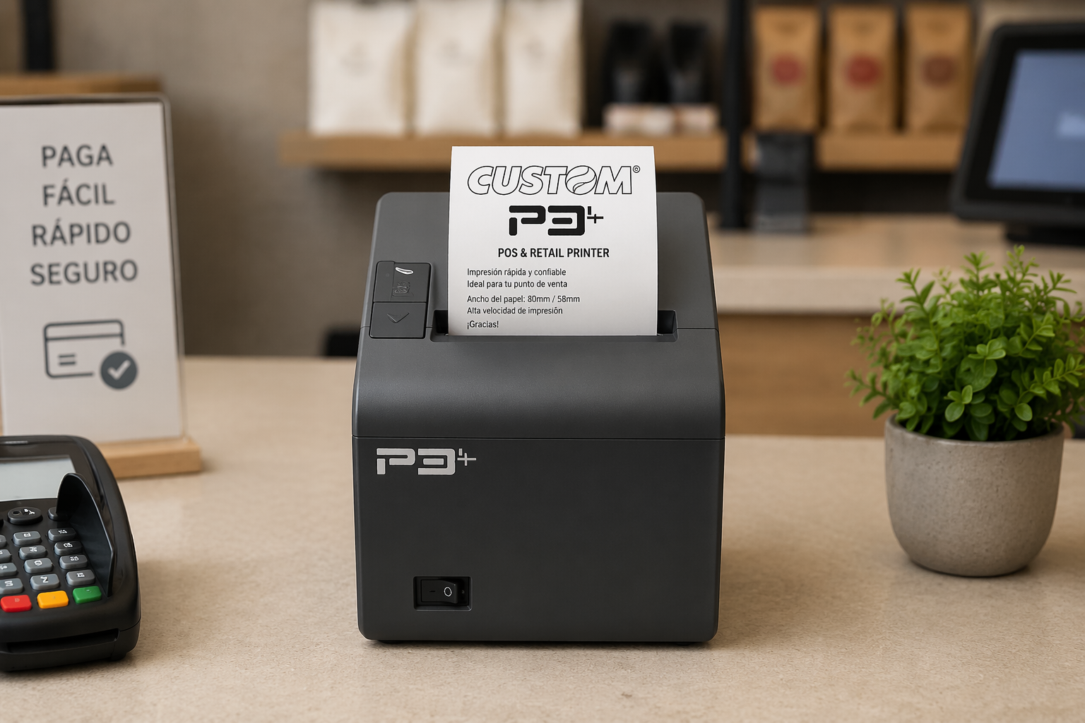 Impresora Térmica POS Custom P3L